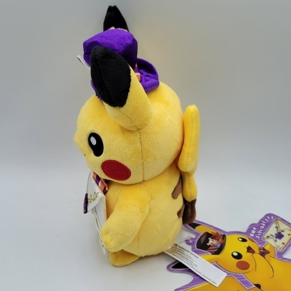 Pokemon Center Pikachu Pumpkin Celebration Poké Plush - Picture 4 of 12